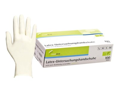 Rukavice Smart LATEX 100ks, přírodní vel. L