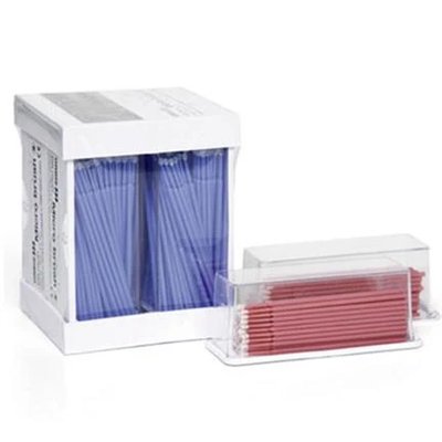 Pędzelki ORBIS fine różowe 100szt (do podajnika)