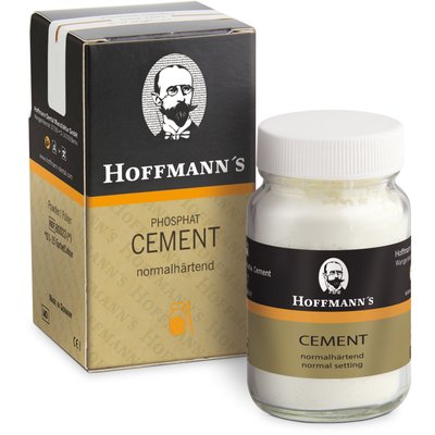 Hoffmann Hoffmanns Cement Prášek Světle Žlutý Normalně Tuhnoucí 100g 1 ks