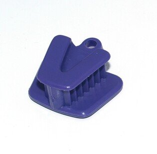 Pol-Intech rozwieracz szczękowy silikonowy mały fioletowy (bloczek nagryzowy) 3,5x3,5cm