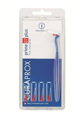 Curaprox CPS 07 prime PLUS mezizubní kartáčky ČERVENÉ 5 ks