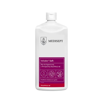Płyn do dezynfekcji rąk Velodes Soft 500 ml