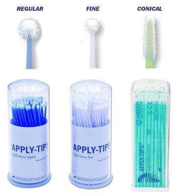 Apply Tips Microbrush aplikátory - Bílé
