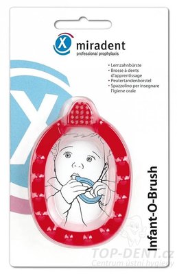 Miradent Infant-O-Brush kousátko pro děti (červené)