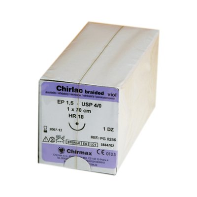 Chirlac br.violet 2EP - 3/0, HR18, 1x75cm, 24ks