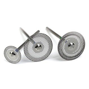 Tarczki do strippingu 22 mm (perforowane) + trzymadełko na prostnicę. INTERPROXIMAL HONEYCOMB DISC 22 mm