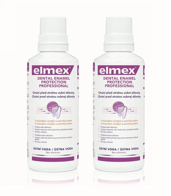 Elmex Dental Enamel Professional ústní voda 2x400 ml