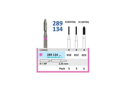 Tvrdokovová fréza - torpédo, 289134, průměr 2,3mm