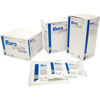 HS-Kompresní gáza Sušení nesterilní 5x5 cm 12-vrstvá 100 ks