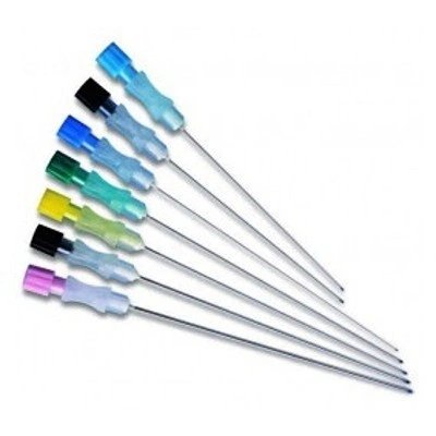 Spinální jehla pro epidurální anestezii KDM 27G x 3 1/2" 0,4 x 88 mm, šedá, 1 ks, exp. 05/2026