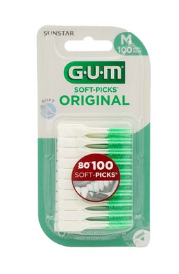 GUM Soft Picks Original Medium mezizubní kartáček 100 ks