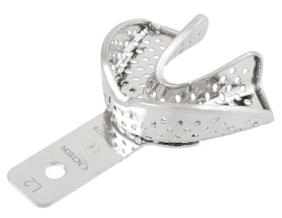 3041_L2 Perforovaná otiskovací lžíce pro spodní čelist, 60x49mm