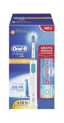 Braun Oral B TriZone 600 D16 zubní kartáček + pasta Blend-a-med ZDARMA