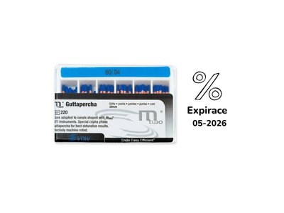 Mtwo gutaperčové čepy 60/.04, 60ks