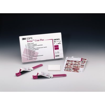 Ketac Cem Plus upevňovací cement, 2x 11 g clicker