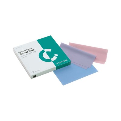 HySolate Fiesta Latex Dental Dam assorted silné 152x152, 36 ks