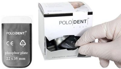 POLODENT návleky paměťových fólií č. 2 s rámečkem
