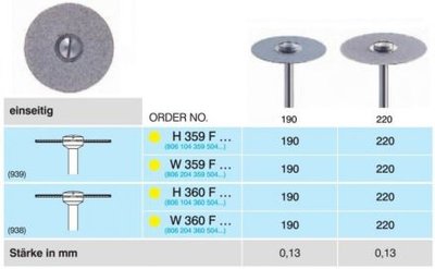 HORICO Diaflex jednostranný F 22/0,13 mm