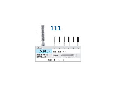 HORICO brousek diamantovaný - cylindr, W111 - Parameter_0: normal, Parameter_1: Průměr 1,0mm (010)