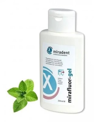 Mirafluor gel máta 250ml