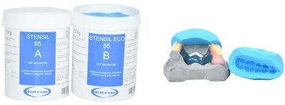 Stensil Eco 85 Blau 2x1,5 kg Set