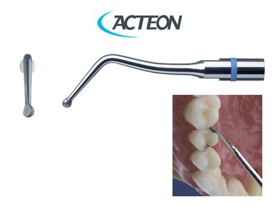 Acteon Satelec EXL, EXR - Minimálně invazivní preparace. Poloviční kulička 45° - bez krvácení
