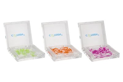 Kliny silikonowe 50 szt. COTISEN - fioletowy - L