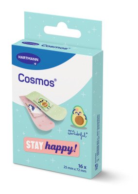 Cosmos dětské náplasti Mr. Wonderful 2.0 - Stay Happy 25 × 72 mm 16 ks