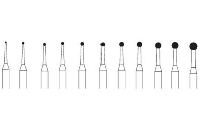HM-Bohrer C1 - Packung 5 Stück FG, Figur 001, ISO 014