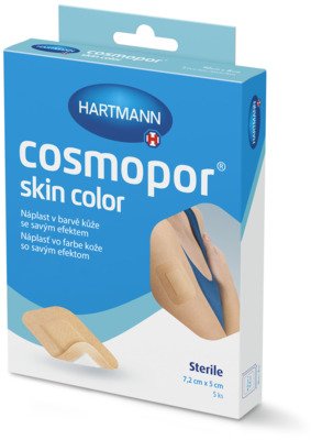 Cosmopor skin color diskrétní náplast 7,2 × 5 cm 5 ks