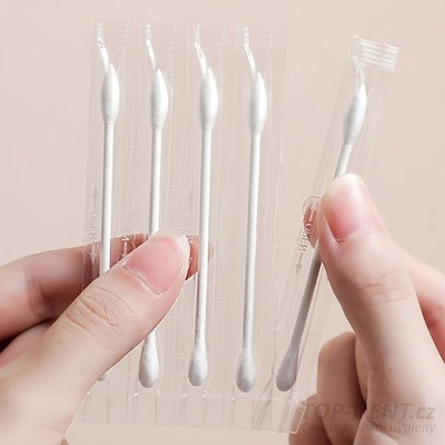 Jednotlivě balené vatové tyčinky, 50 ks