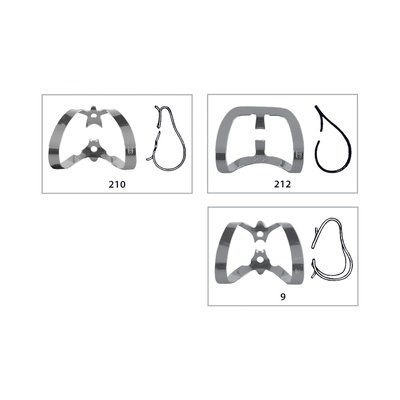 Fit kofferdam frontální spony