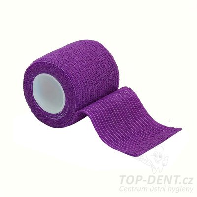 Samofixační bandáž - 5 cm x 4,5 m (fialová), 1 ks