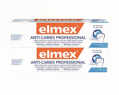 Elmex Anti Caries Professional 2x75 ml + Elmex 400 ml