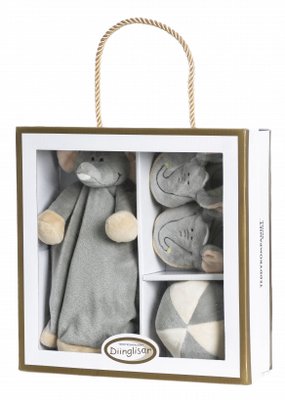 Teddykompaniet Diinglisar dárková sada slůně