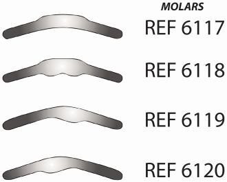 Matrice konturované Polydentia Molar 6117