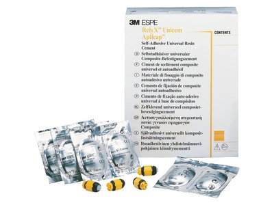 RelyX Unicem Aplicap Doplňkové balení (50 kapslí, 10x aplikační koncovka) - Barva: translucentní