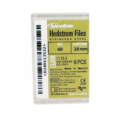 Hedstrom 6 ks SybronEndo vel.60, 25 mm