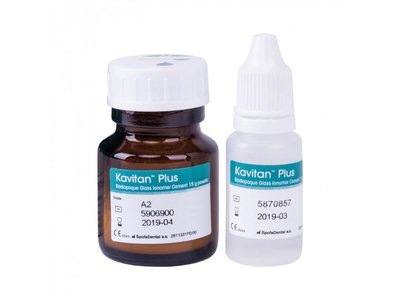 Kavitan Plus - skloionomerní cement, set - Barva: A3