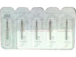 Omni Diamanten 862 - Packung 5 Stück schwarz supergrob, FG, Figur 249 Flamme, 8 mm, ISO 014