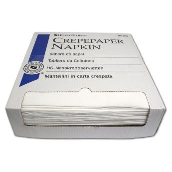 HS-krepové ubrousky bílé 1000 ks