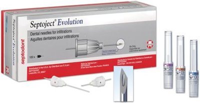 Septoject Evolution - jehly 0,3x9mm, 100ks