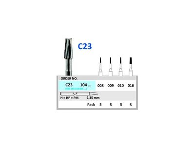 HORICO tvrdokovový vrtáček - kónus, C23104, průměr 1mm