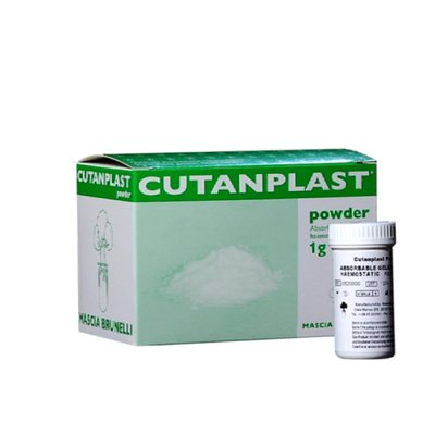 Cutanplast powder 1g, absorpční hemostatikum, 6 ks