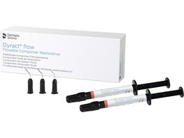 Dyract® flow - Nachfüllpackung 2 x 1 ml Spritze B1, 25 Applikatornadeln schwarz