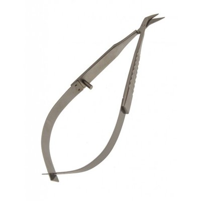 Castroviejo nůžky oční lomené; 9,0 cm