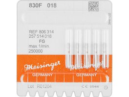 Diamanten 830 - Packung 5 Stück blau mittel, FG, Figur 257 Birne, 4,5 mm, ISO 016