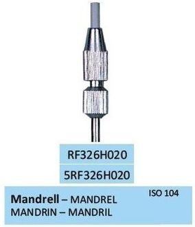 HORICO mandrel na leštiace gumy 2,0 mm