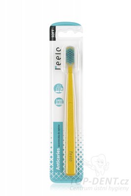 Feelo Anticaries Soft zubní kartáček, (blistr)