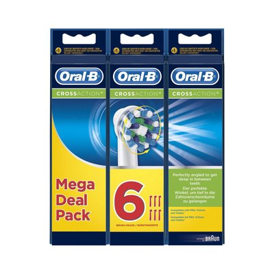 Oral-B CrossAction EB50-6 náhradní hlavice 6 ks